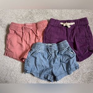 Old Navy Girls Cotton Shorts Bundle Size XS (5)